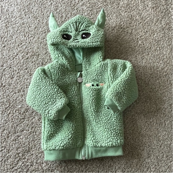 Grogu Baby Yoda Sherpa Jacket - Picture 1 of 2
